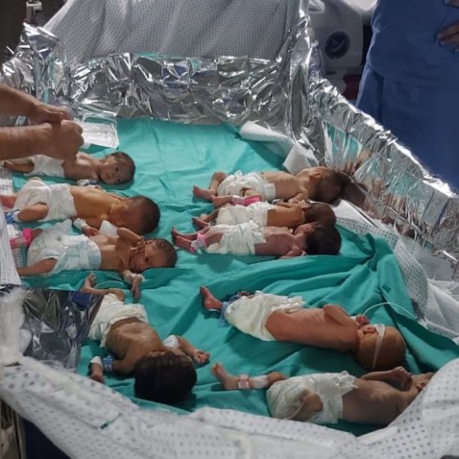 All the babies, those who were born prematurely and were in Shifa hospital in Gaza, are now dead!
