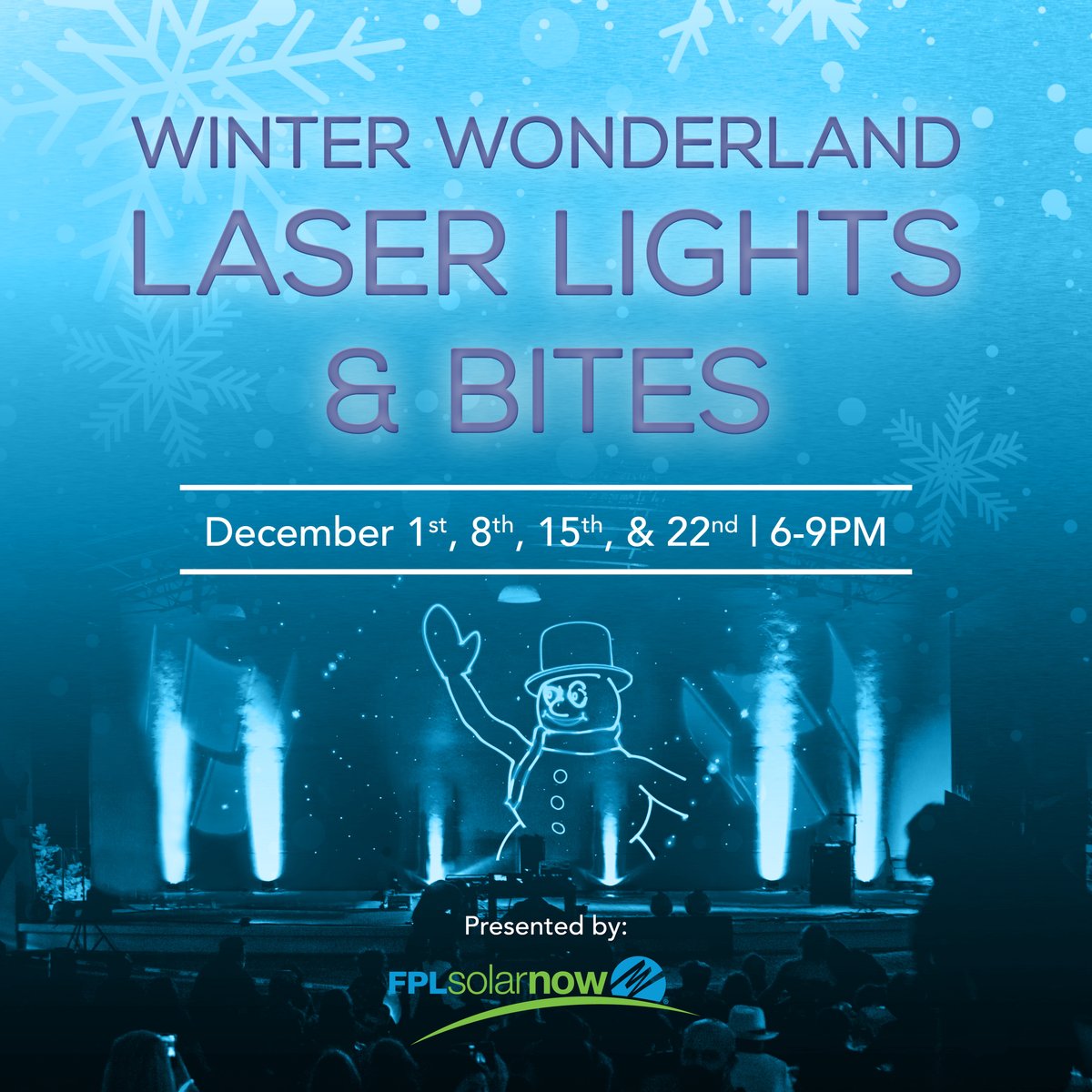 Winter Wonderland Laser Lights and Bites is back and brighter than ever! ☃️
Join us for our family holiday event series of the season.📍Cox Science Center &amp; Aquarium
❄️ December 1st, 8th, 15th, &amp; 22nd
🕕 6-9 pm