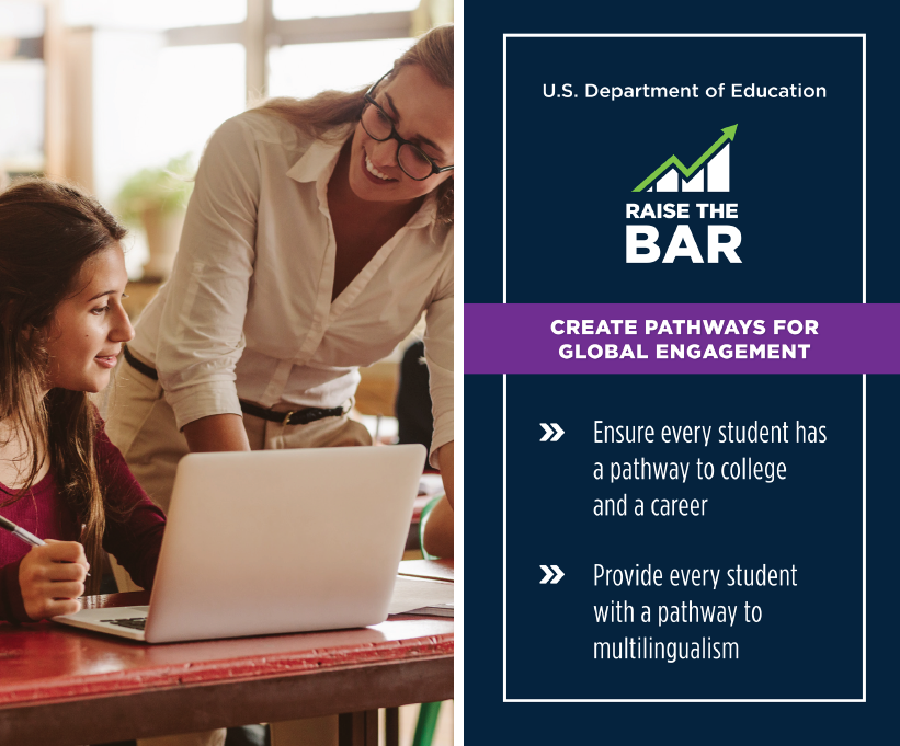 Being bilingual and bicultural is a superpower! 🦸

Let’s Raise the Bar on multilingual education so students can excel in global markets where multilingualism &amp; cultural differences are embraced &amp; valued: ED.gov/RaiseTheBar

#InternationalEducationWeek #IEW2023