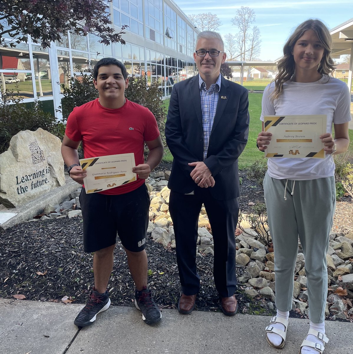 bvamiddleschool's tweet photo. Congratulations to the October Leopard Pride Winners: Mario Rodriguez-Pena &amp; Aubrey Brown! https://t.co/WESrkjWFNh