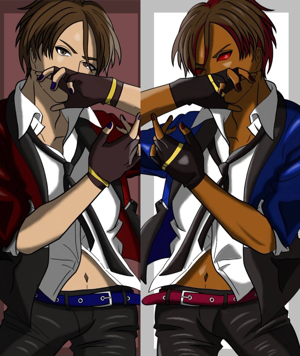 草薙京とKUSANAGIのハッピーセット💕 #KOF