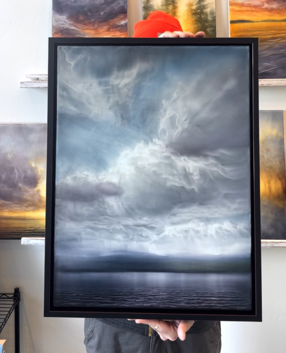 Crossing - 18”x24”, acrylic painting. Part of a collection of work now available through Radius Gallery in Missoula, Montana. #artgallery #painting #ArtistOnTwitter #BlackFriday #art