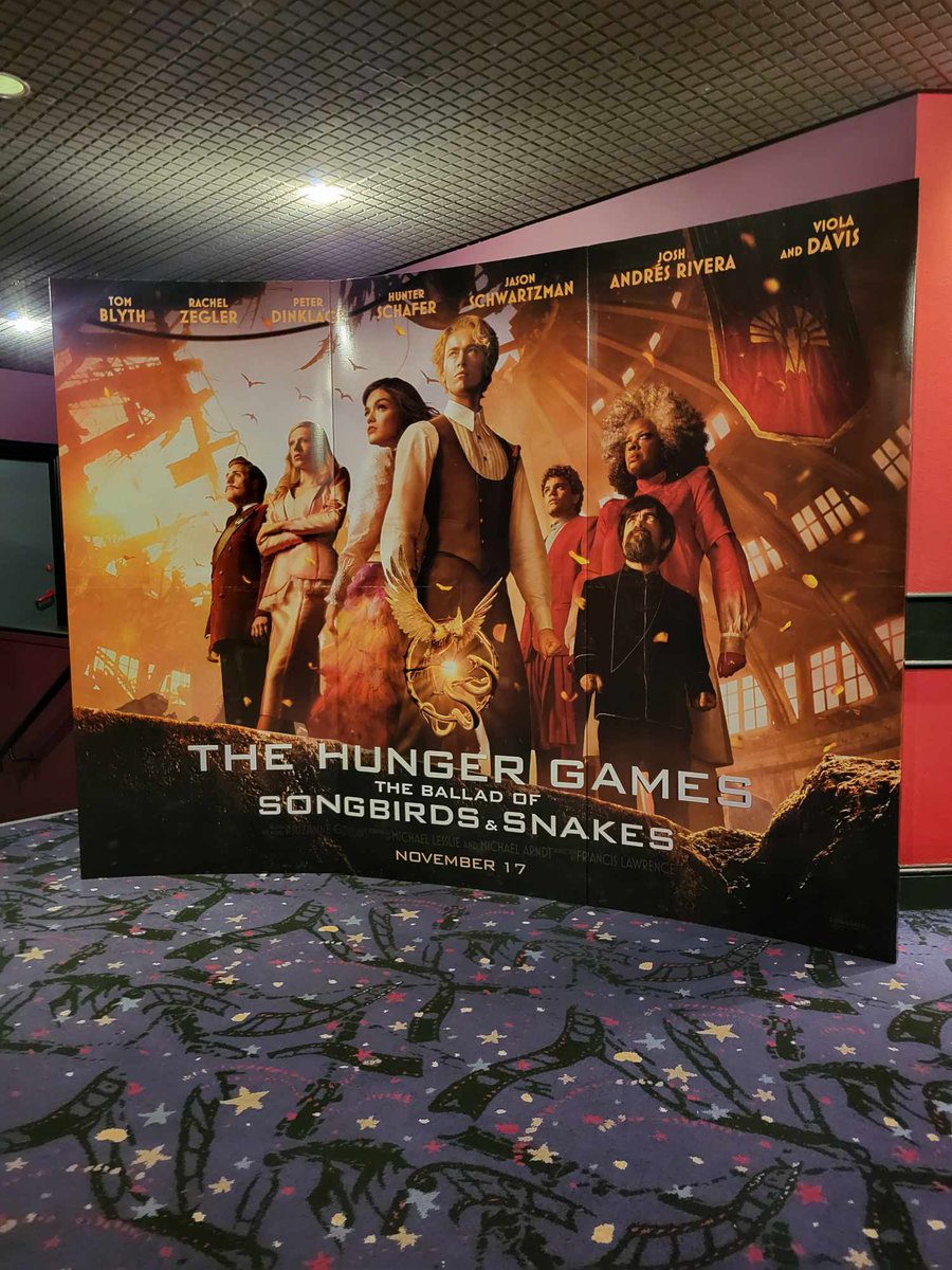 Craigellisactor's tweet photo. Just watched @TheHungerGames and I think @rachelzegler and #tomblyth gave the best performances of the year absolutely breath taking. I highly urge everyone to go see this movie. So lucky to have such amazing actors.
Well done everyone invloved. https://t.co/eZUDM7O6l8