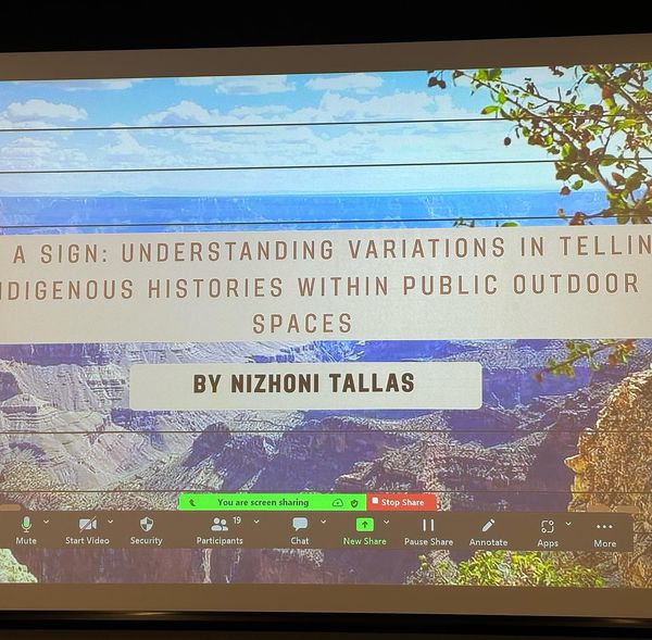 Congratulations to @nizhoni.tallas for her Masters Dissertation defense presentation today!!! We are honored to support an emerging  #indigenousscholar and #indigenousscience ! #hauryprogram #hauryawardee #indigenousresilience