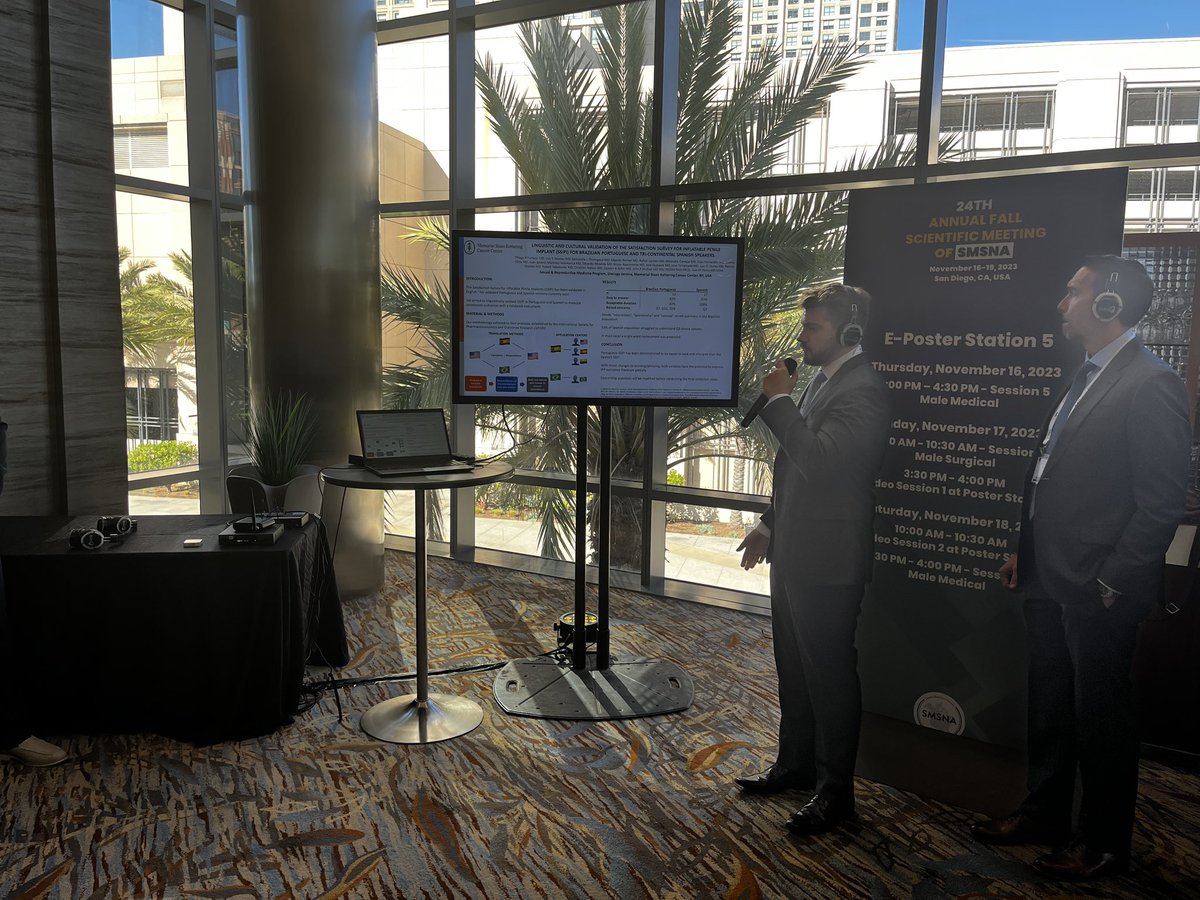 JMFlores (@jmfm1612) on Twitter photo Because it is not an easy process to translate a validated questionnaire and patient satisfaction for IPP is important, SSIPI linguistic validation in Spanish and Portuguese was presented; good job <a href="/ThiagoFurtadoMD/">Thiago Pardini Furtado</a> <a href="/SaveYourSexLife/">John P. Mulhall MD</a> <a href="/UrologyMSK/">UrologyMSK</a> <a href="/eleswarapu/">Sriram Eleswarapu, MD, PhD</a> #SMSNA23 Because it is not an easy process to translate a validated questionnaire and patient satisfaction for IPP is important, SSIPI linguistic validation in Spanish and Portuguese was presented; good job <a href="/ThiagoFurtadoMD/">Thiago Pardini Furtado</a> <a href="/SaveYourSexLife/">John P. Mulhall MD</a> <a href="/UrologyMSK/">UrologyMSK</a> <a href="/eleswarapu/">Sriram Eleswarapu, MD, PhD</a> #SMSNA23