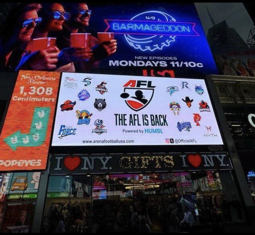 Goodbye NYC! It’s been fun! Now back to work #Nashville #Kats #AFL2024