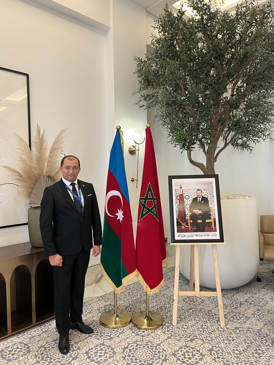 jafargarayev's tweet photo. Was honored to represent Zakher Travel at the first Morocco-Azerbaijan Business Forum. 
Visited the Embassy of the Republic of Azerbaijan to the Kingdom of Morocco and ICESCO 

Rabat 14.11.2023

#Morocco #Rabat #ZakherTravel #ICESCO #embassy #Azerbaijan https://t.co/vM8TSYY42b