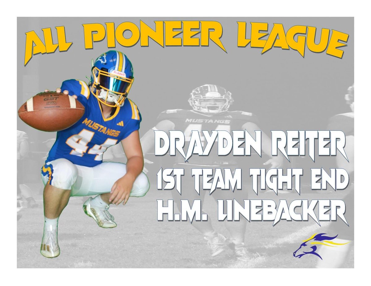 Congratulations on the league honors!
Class of 24 Drayden Reiter