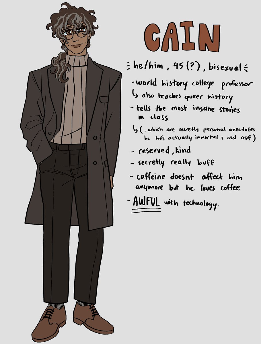 ref of my characters for my religiously-charged superhero story called Snake Pit! baltie is the protag, ozy the deuteragonist :) i did these for artfight lol 