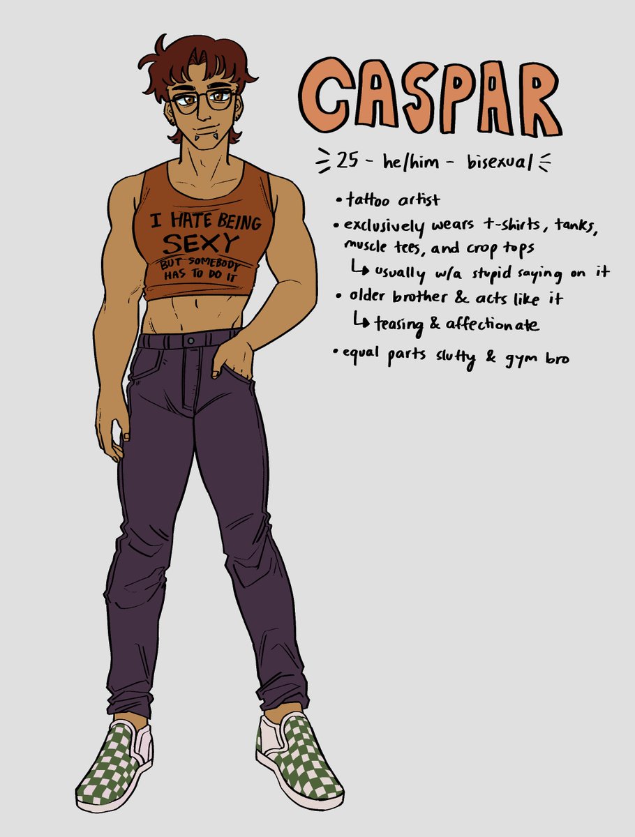 ref of my characters for my religiously-charged superhero story called Snake Pit! baltie is the protag, ozy the deuteragonist :) i did these for artfight lol 