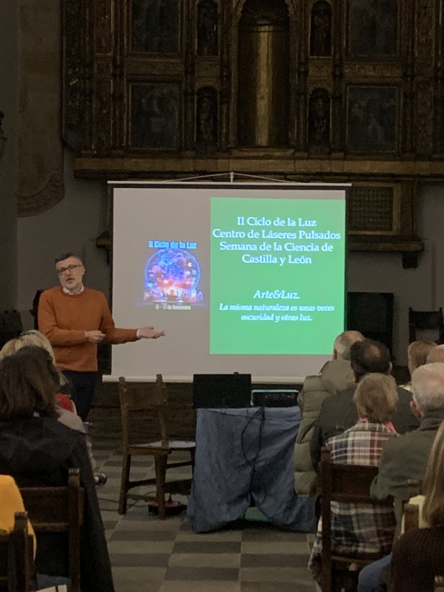 clpu_icts's tweet photo. #ICTSNews no podíamos tener mejor broche para nuestro II Ciclo de la Luz. Esta tarde contamos con la participqción del Prof. Eduardo Azofra, de la @usal que nos va a descubrir la relación entre Lux y Arte. Gracias Eduardo! https://t.co/1e06AN7Ngq