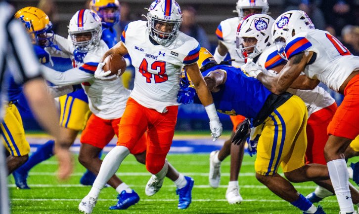 #AGTG After a great conversation with <a href="/HCUCoachBachtel/">Coach Jason Bachtel</a> I’m blessed to receive the opportunity to play D1 football at Houston Christian University!  <a href="/WoodrowFootball/">Woodrow Wilson Football</a> <a href="/CoachJ_Fish/">John Fish</a> <a href="/DruSmith8/">Coach Dru Smith</a> <a href="/OldSchoolQB/">OldSchoolQB</a> <a href="/GPowersScout/">Greg Powers 🏟️</a>