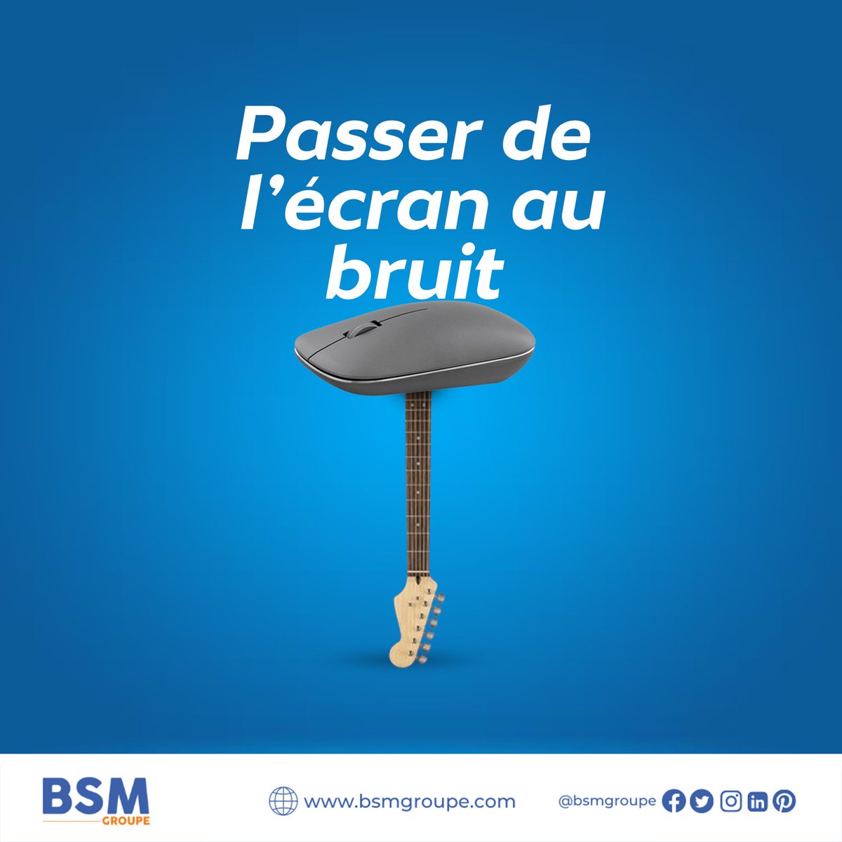 bsmgroupe's tweet image. De la souris à la guitare, laissez les vibrations du week-end créer une symphonie de bonheur.

#weekend #bonweekend #bsmgroupe