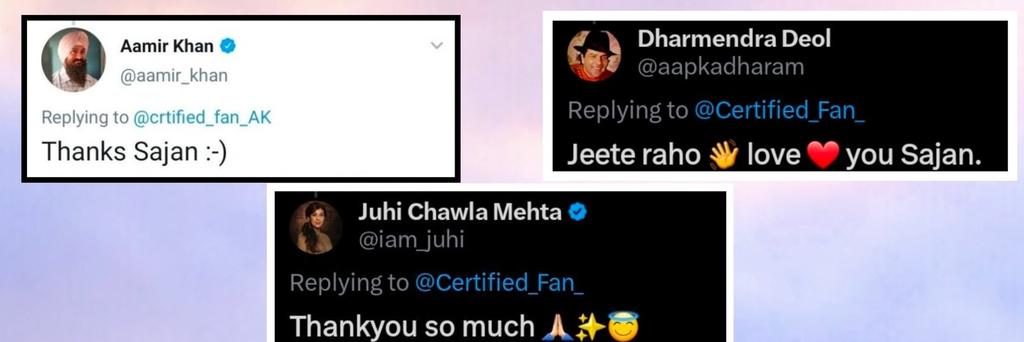 Certified_Fan_'s tweet image. #HeaderUpdated 🤩

Everlasting Memories 🥺❤️

Thank you so much #AamirKhan Sir @aapkadharam Sir ji ,@iam_juhi   Ma'am ❣️