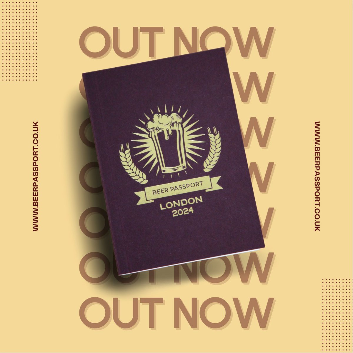 BEER PASSPORT 2024 - OUT NOW! Featuring 70 amazing taprooms across London, including @SignatureBrew, @BeavertownBeer, @GipsyHillBrew, @BrixtonBrewery, @Fullers, @SambrooksBrew, @WerewolfBeer, @FivePointsBrew, @fourpurebrewing, @MeantimeBrewing and many many more!