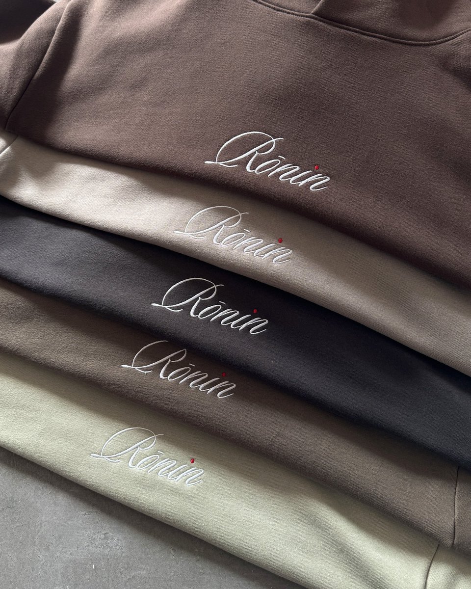 ronindivision's tweet photo. Introducing our Lux Script Dot hoodie for F/W23 https://t.co/jwL8zgeG6P