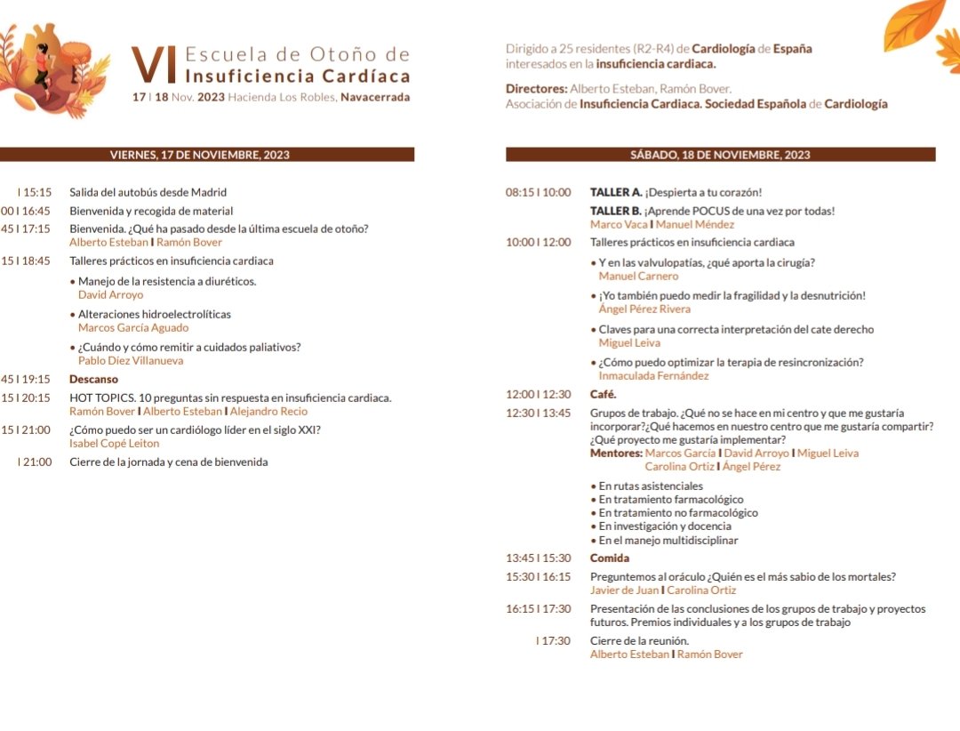 Carol_O_C's tweet photo. VI escuela de otoño de IC. El mejor programa formativo para residentes, todo práctico!!! Muchas sorpresas además @doctorchecho @RamonBover @areciomayoral @dvdrry https://t.co/KdilW1Bhcp