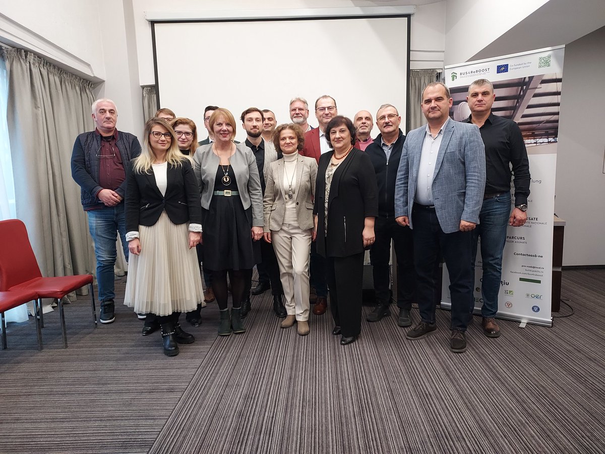 CiprianNanu's tweet photo. Very good opportunity today to find from #Iasi stakeholders about their local needs and views on situation of workforce in construction sector, with view on year 2030.First steps in writting a good draft of our #Roadmap , part of activities on #BUS4RoBOOST project. https://t.co/IZrmtRoaEi