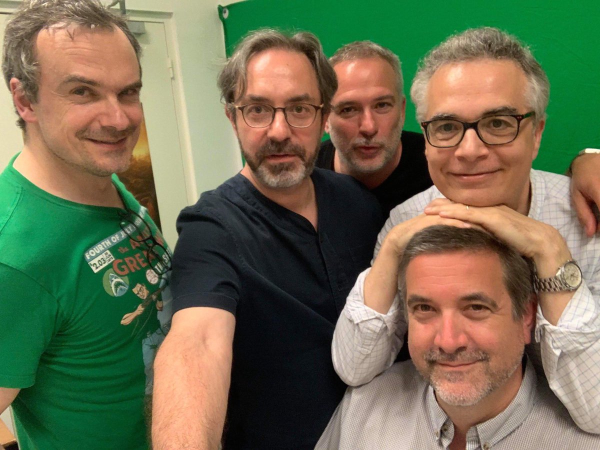 GIRODPATRICE's tweet photo. Quand tu retrouves une photo avec les copains lors de l’enregistrement d’un podcast @StarfixMag 
Et si l’on remettait ça pour une émission Twitch ?
@DavidOghia @JohnPlissken @Pieric_G @tradAKtions https://t.co/hXdTf6XsYl