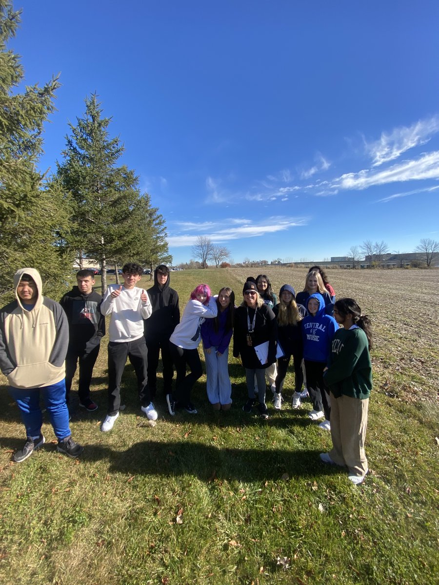 When studying the transcendentalists, you have to go into nature!  Our walkabout with Emerson!
