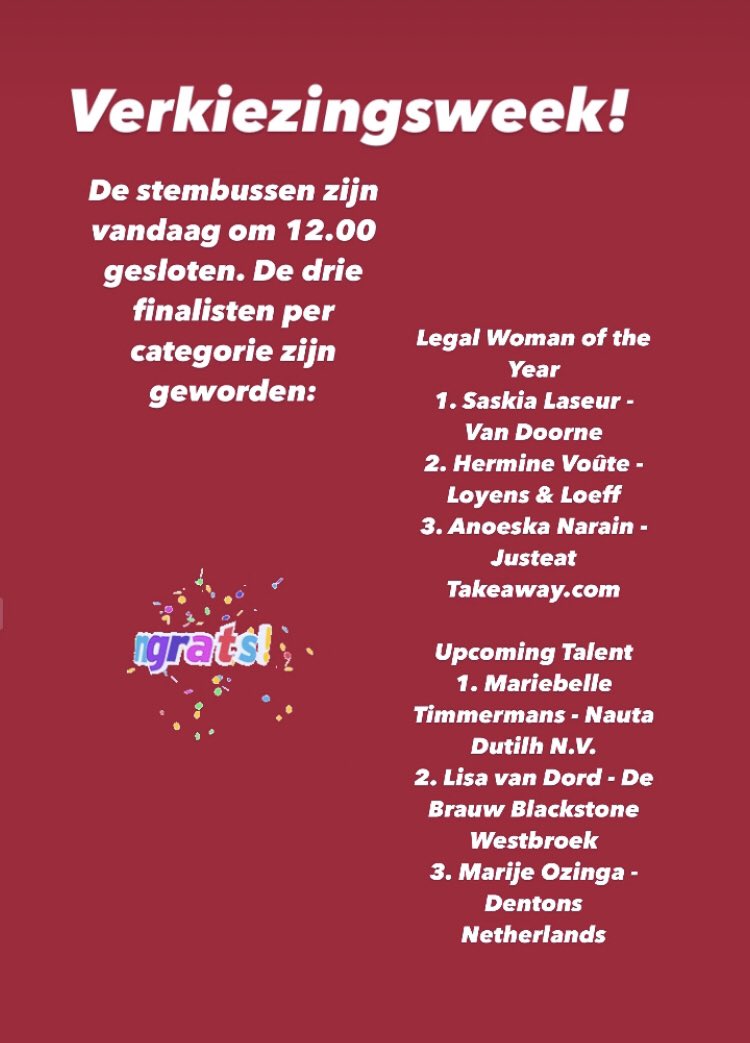 LegalWomenNL's tweet photo. Finale op 23/11 bij de Hoge Raad in Den Haag - inschrijven zie onze website https://t.co/3ZQSjthekz https://t.co/hpWS9npACU