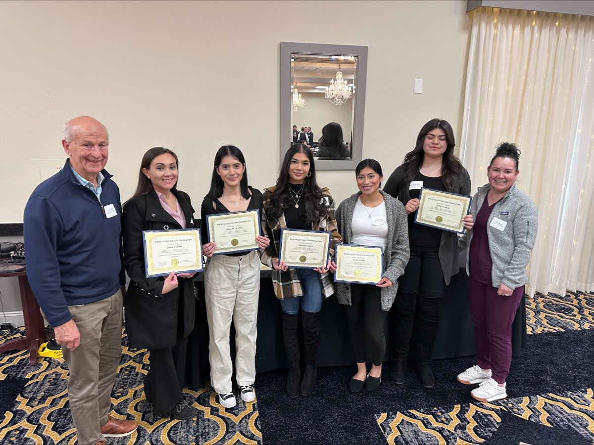 CrusaderHealth's tweet photo. CONGRATULATIONS, SCHOLARSHIP WINNERS: Crusader Community Health partners with the Rock Valley College Foundation to fund scholarships for students pursuing careers in the medical field. This partnership is one way to help fill the workforce pipeline for careers in health care. https://t.co/spySCC5cx4