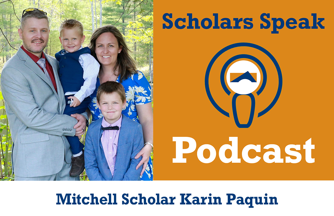 Host <a href="/michelemartin__/">Michele Martin</a> catches up with 2003 Mitchell Scholar Karin Paquin about being a Teachers in Space Human Flight Program candidate, CubeSat builder, zero-gravity flight participant, and science and history teacher: mitchellinstitute.podbean.com/e/scholars-spe…