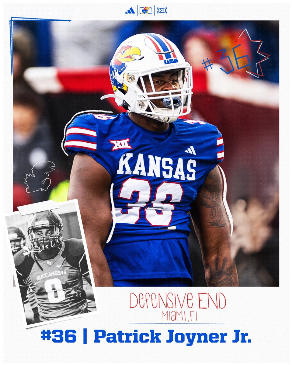 KU_Football's tweet photo. Once a Jayhawk, Always a Jayhawk (pt. 3)

@JoynerPatrick 
@seth_keller8 
@KwintonL 
@Kennylogan23 https://t.co/pPhp3JtSEc