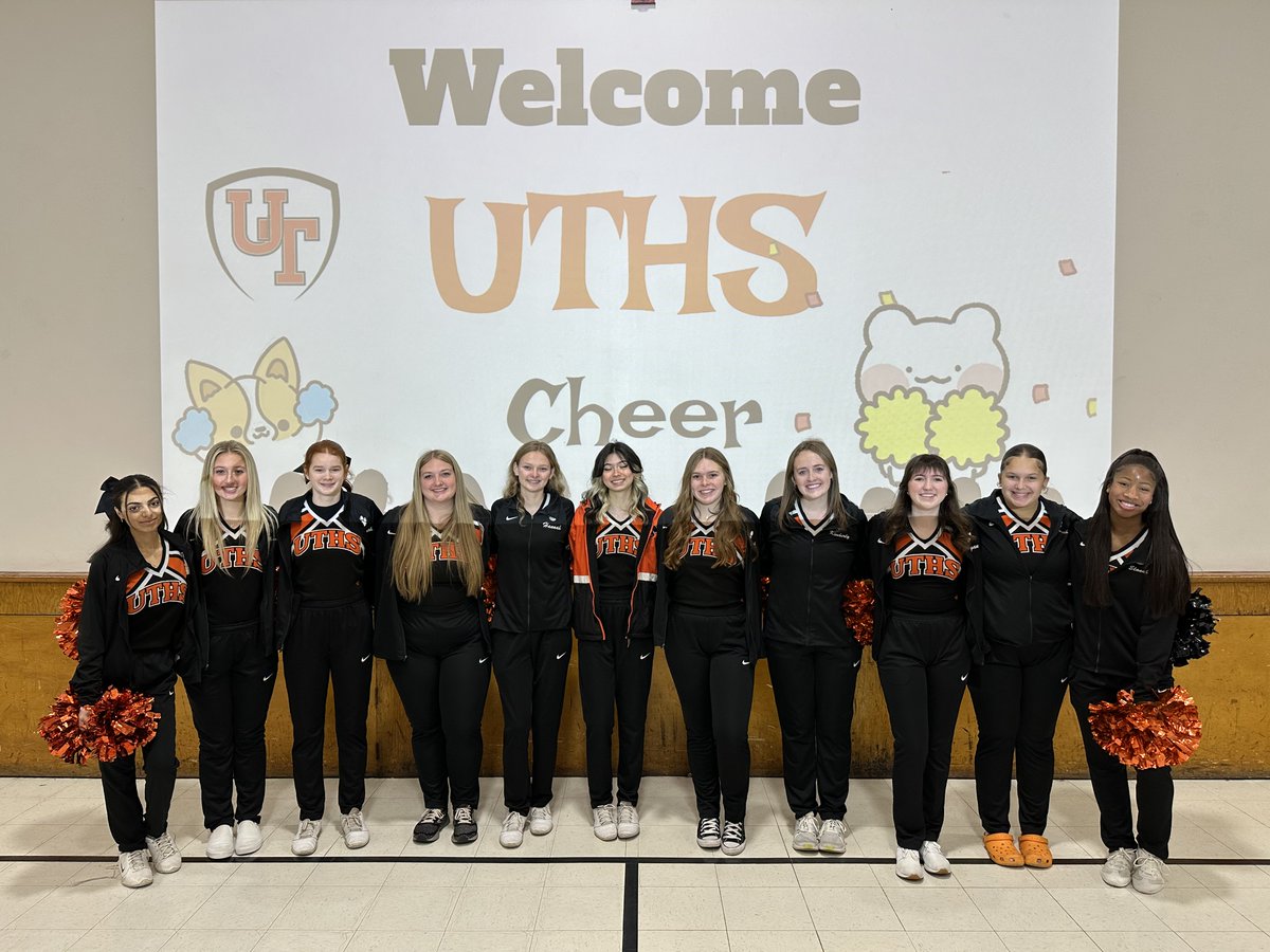 BowlesburgEMSD's tweet photo. The Varsity cheerleaders from UT cheered for us as we started our day at Bowlesburg! Thank you for sharing your smiles and spirit!
#EMSD37Pride https://t.co/DiKGsiEQtd