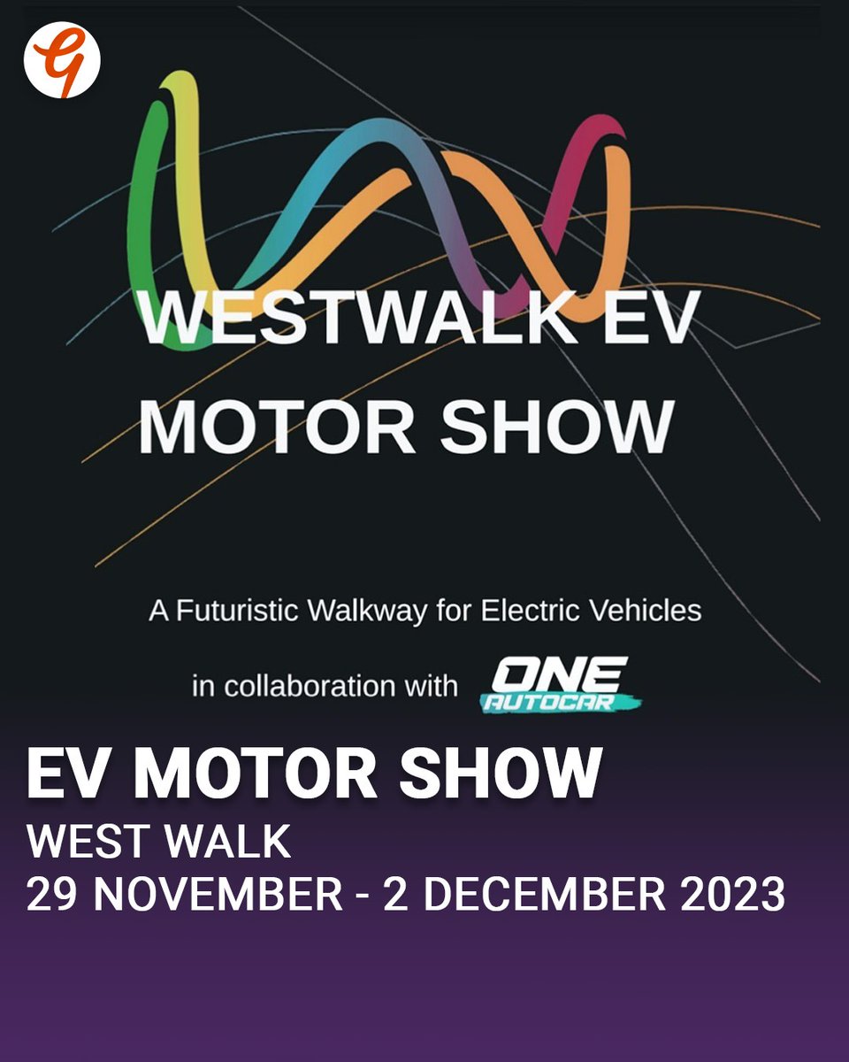 qatarevents's tweet photo. One Autocar is collaborating with West Walk to organize the first-ever EV Motor Show in Qatar
▫️Location: West Walk
▫️Date: 29 Nov - 2 Dec 2023
▫️Time: 10:00 am - 08:00 pm
#Doha #Qatar #QatarEvents #QatarEventsapp #VisitQatar #EventsinQatar #Autocar #EVMotorShow #Motorshow https://t.co/0Q1eFBReTG