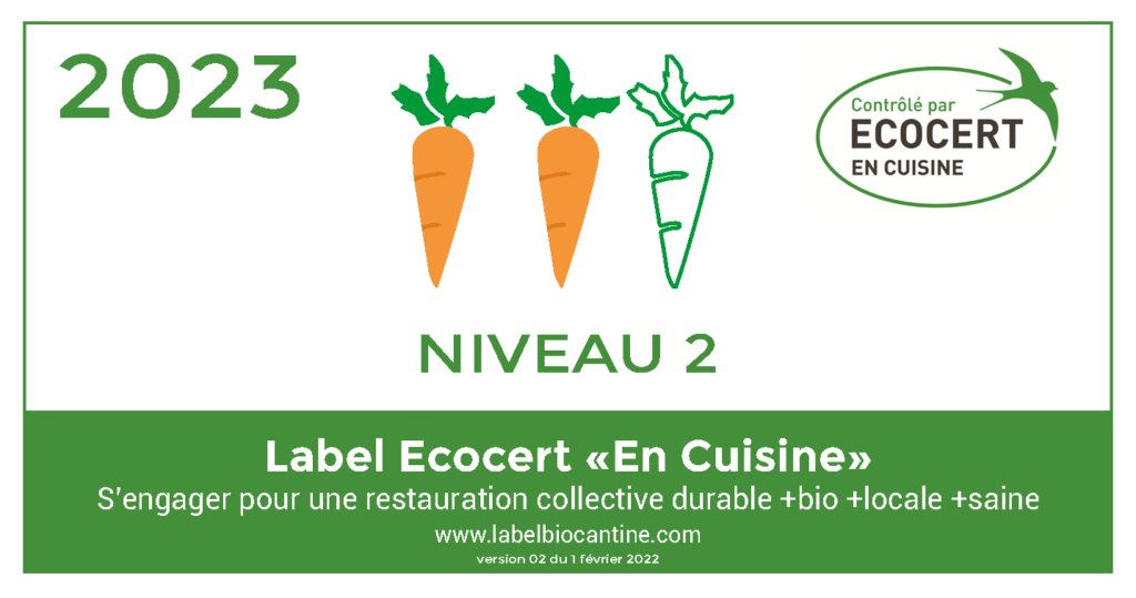 CiteRBilleres's tweet photo. C'est officiel 🎆, la cité scol. conserve sa labellisation #Ecocert niv.2 🥕🥕 avec des critères plus exigeants 💪 cette année!
Merci à tous ceux qui oeuvrent pour le bien-être de l'ensemble de la communauté éducative.
#Apprendre à bien #manger et bien manger pour bien apprendre! https://t.co/laRF7trdsR
