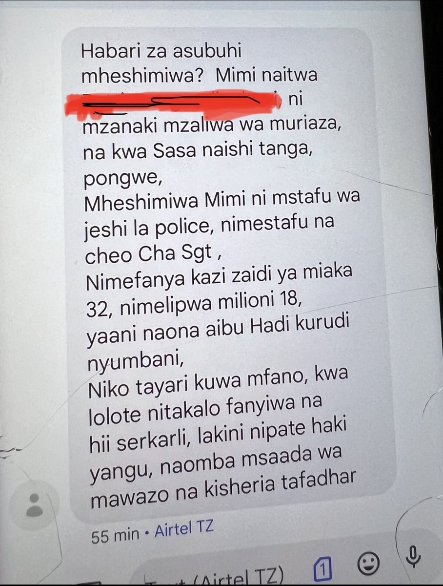 Baada ya KUBAMBIKIA watu KESI nyingi, hicho 👇ndicho ALICHOLIPWA mstaafu huyo. Sasa anaomba MSAADA wa KISHERIA. Chezea KIKOKOTOO weye 😀😀😀😀