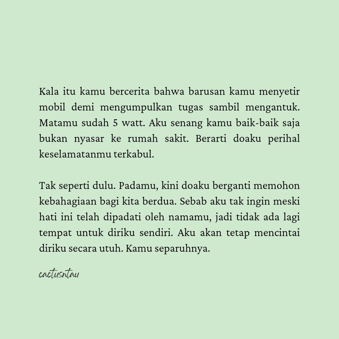 karya | aku hanya tak ingin menjadi seseorang yang gagal menyelamatkan dirinya sendiri
