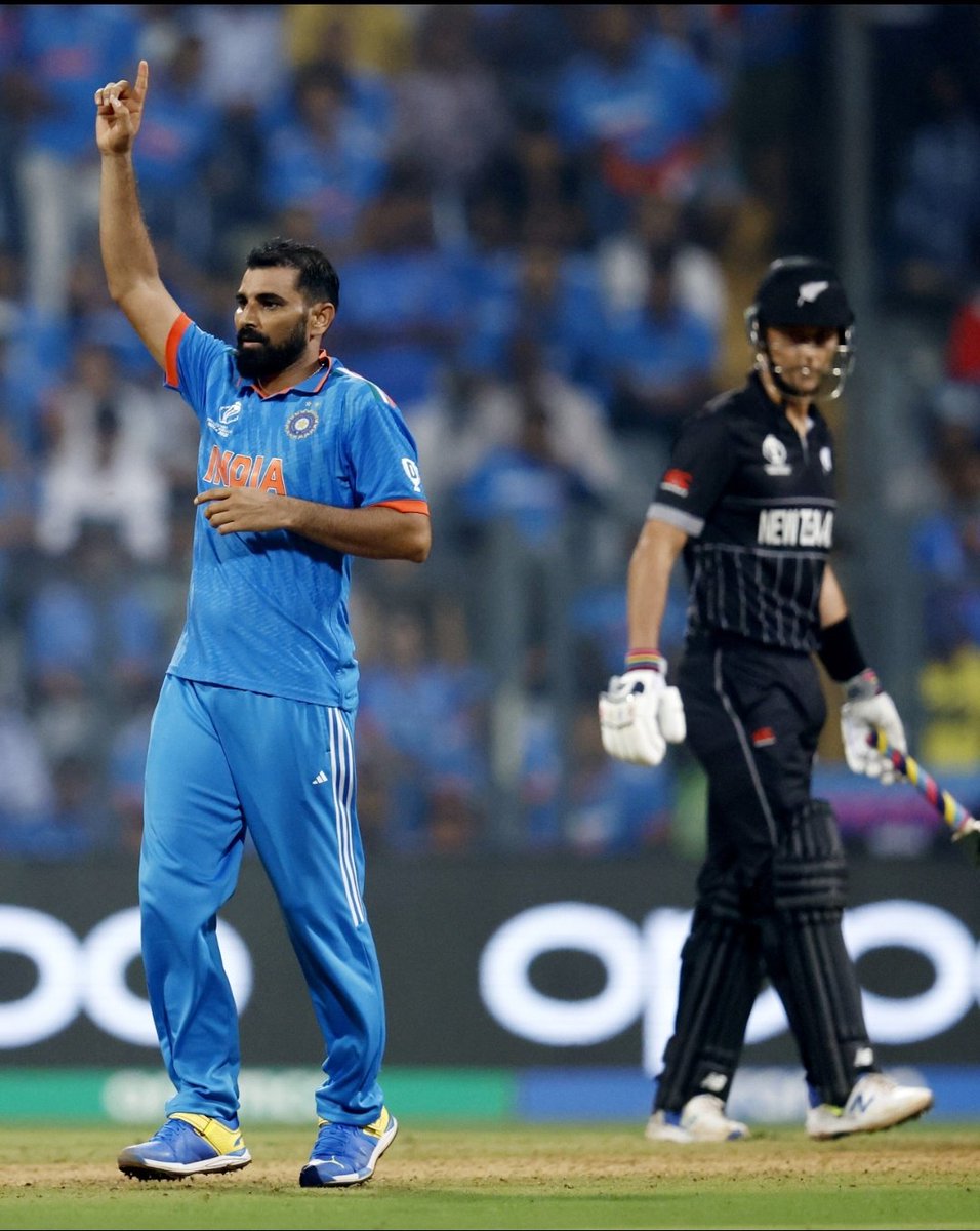 Houseof_Cricket's tweet image. Mohammad Shami's 7/57 is the best bowling spell ever bowled in the knockout stages of the #WorldCup history!!!

He betters the record of Gary Gilmour's 6/14 bowled at the 1975 #CWC23semifinal !!!
#INDvsNZ #CWC2023Final 
#CWC2023INDIA