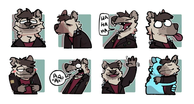 stickers for @DwagonFloofy!!