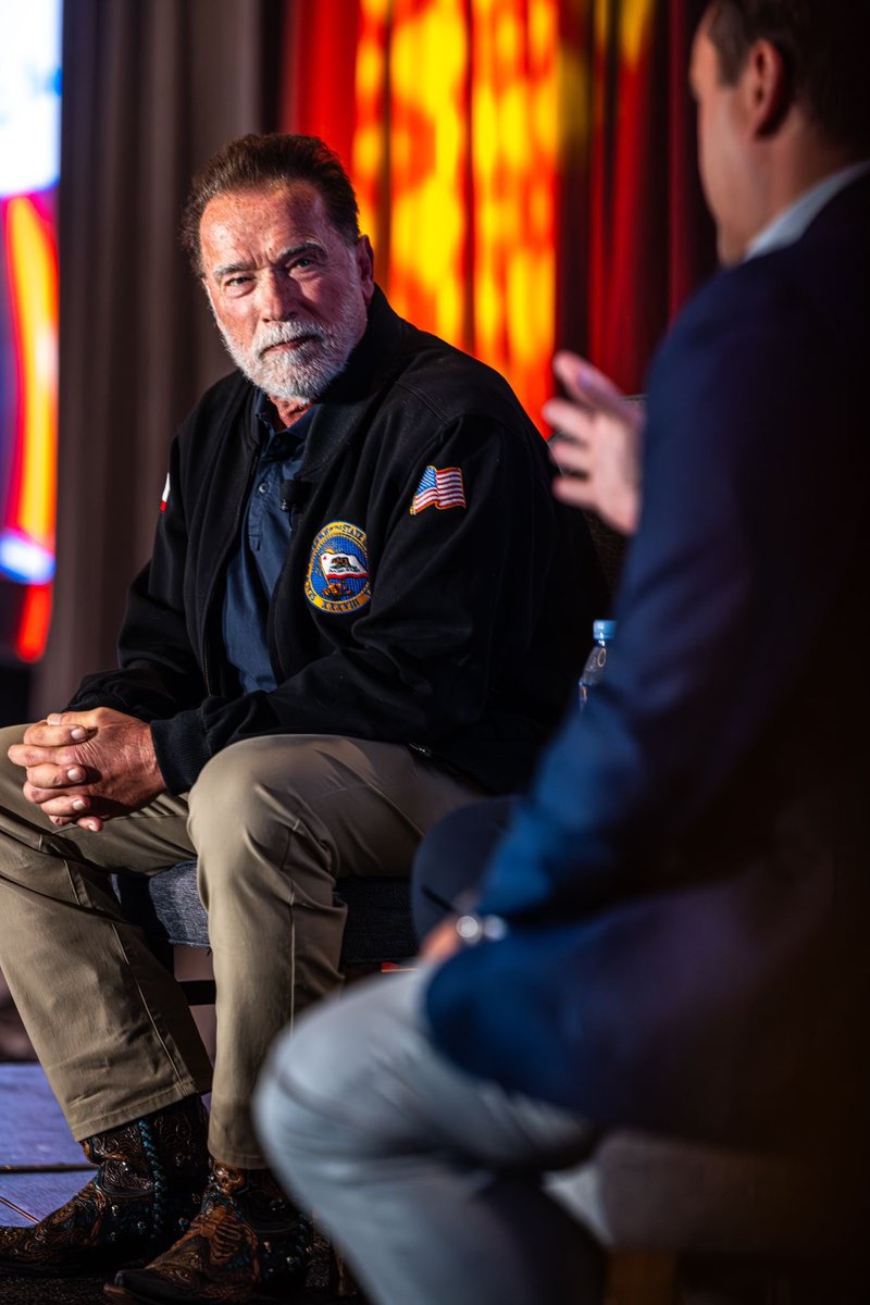 Critical minerals like lithium, batteries and EVs are building our future. 

Pioneers like <a href="/Schwarzenegger/">Arnold Schwarzenegger</a> began the process 20 years ago… but vision is still lacking from this generation of politicians not willing to risk their position. 

A moment in time for me to sit down