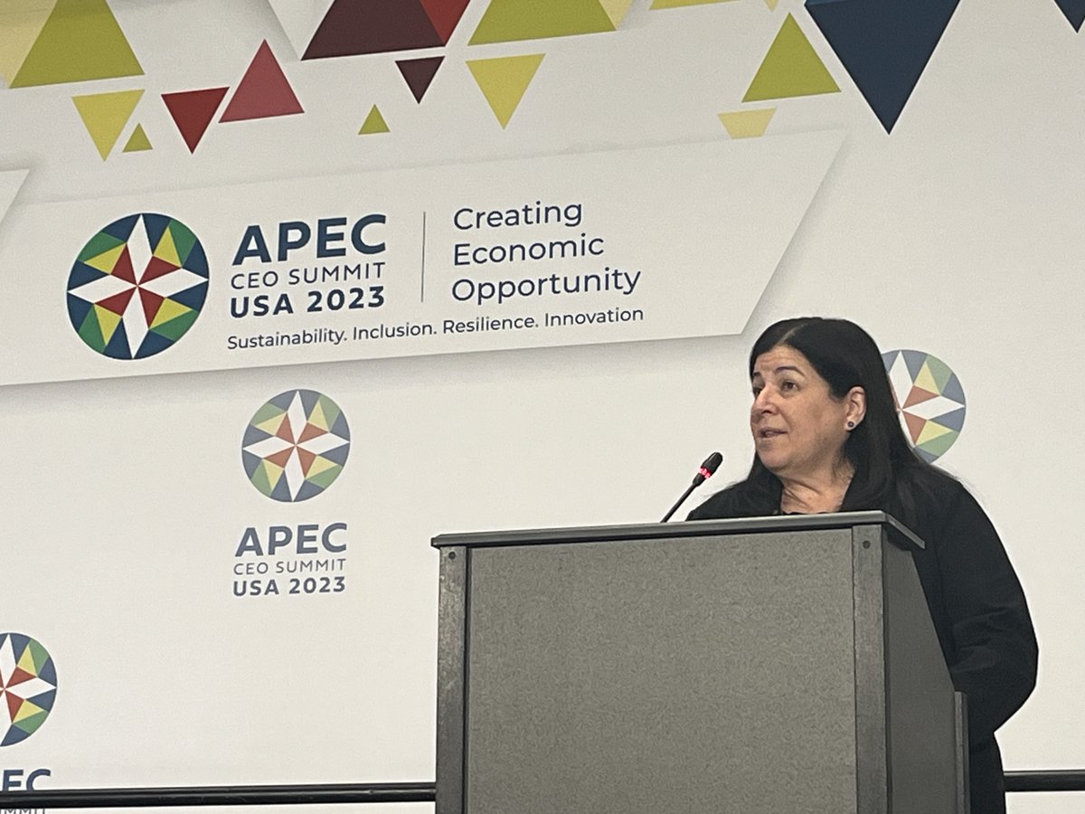 Enjoyed participating in #USAPEC2023 to highlight how @Cisco is investing with purpose in @APEC markets to better serve our customers and power an inclusive future. A special thanks to the US government and @WhiteHouse for inviting Cisco and for chairing this year's summit.