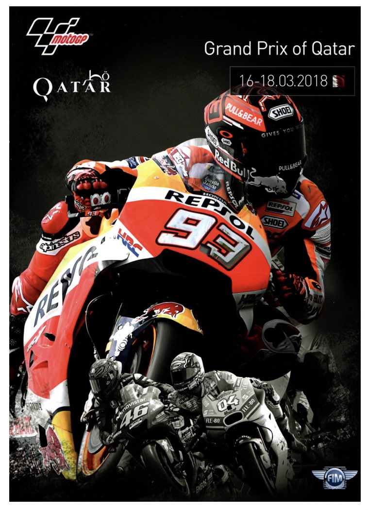 AntonioRamosGP's tweet photo. GP of Qatar 2018 πΆπ¦π
#QatarGP #MotoGP #OldProgrammes https://t.co/daapMMrut8