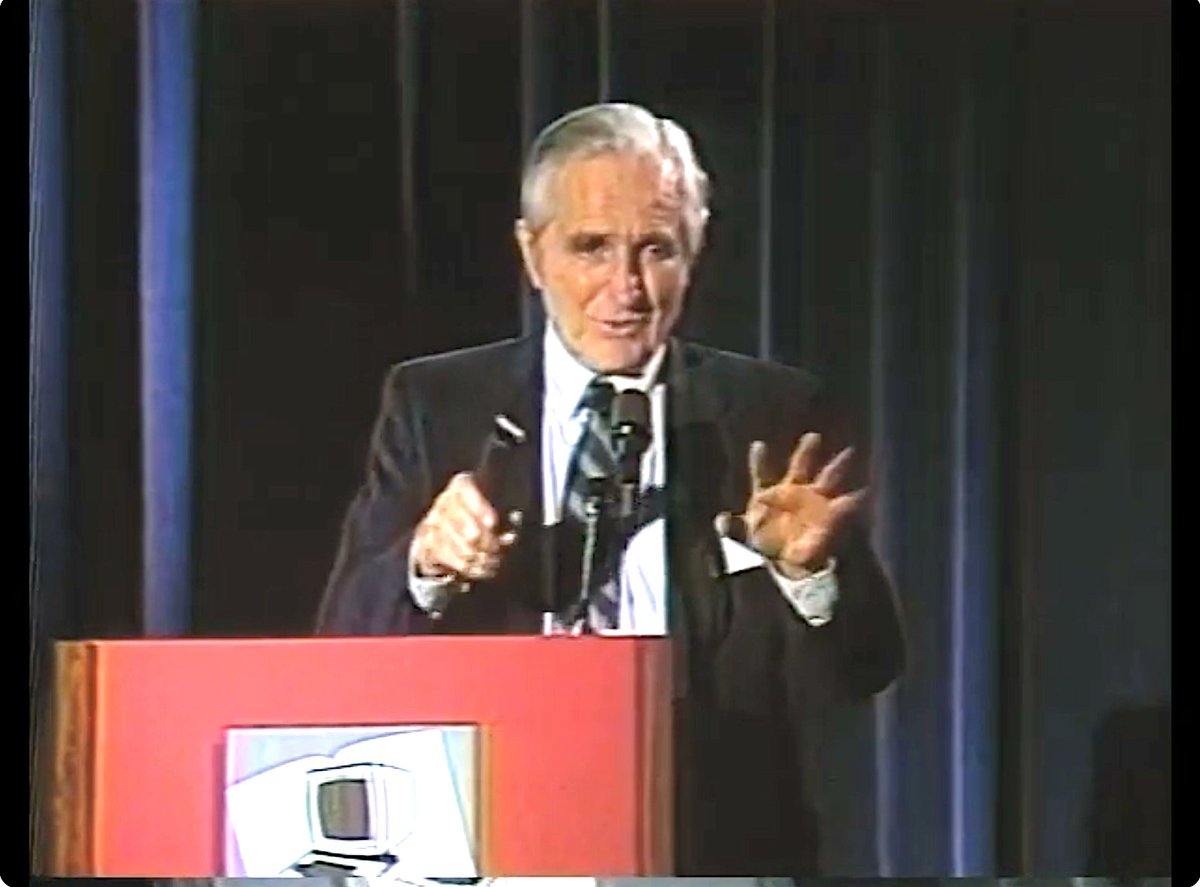 On this day in 1970 Doug Engelbart was awarded the US patent for the computer mouse, which became an icon for his life's work, but in fact was among his LEAST significant contributions. Today we revisit his seminal talk:
"The Augmented Knowledge Workshop"
dougengelbart.org/AKW