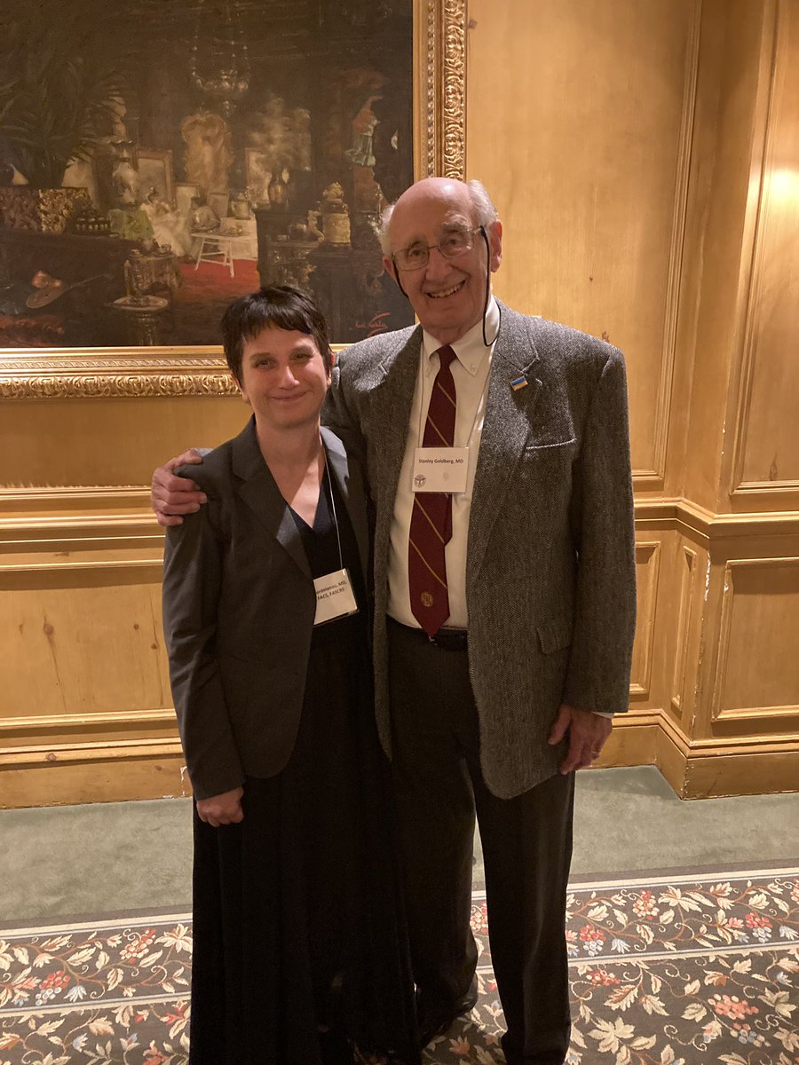 @GaertnerWB @MNCRSurgery @UMNSurgery @MarcOsborneMD @MGHColoSurgery @ElliotA_MD @KateWat414 A privilege and an honor to give the Dr. Goldberg lecture today: would not have been an academic surgeon if not for his tireless mentorship through my entire career. Thank you, Dr Goldberg and @MNCRSurgery mentors @AnnLowry12 , Dr Madoff, Dr Rothenberger, Dr Spencer