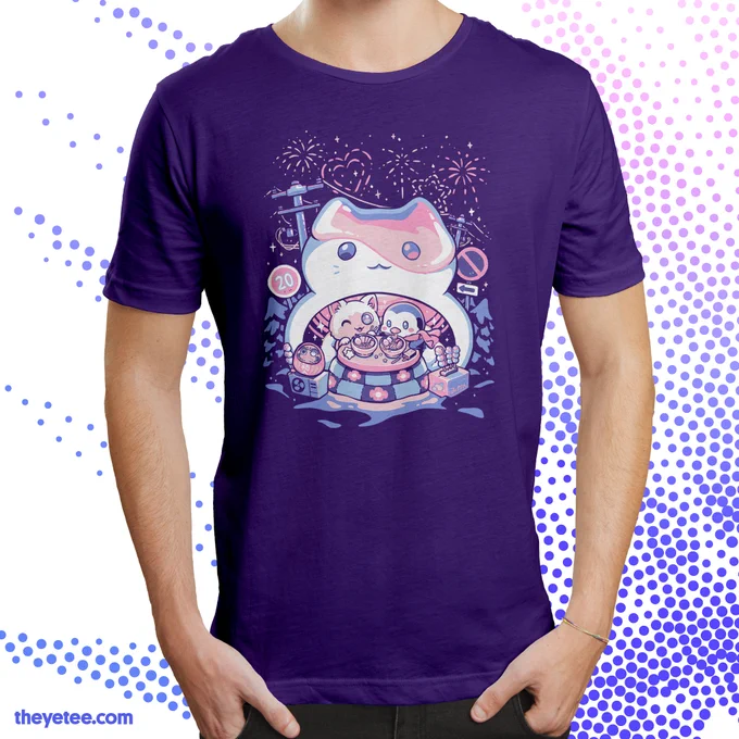 This seems like the perfect way to hide out from a blizzard! Designed by  #dailytees theyetee.com