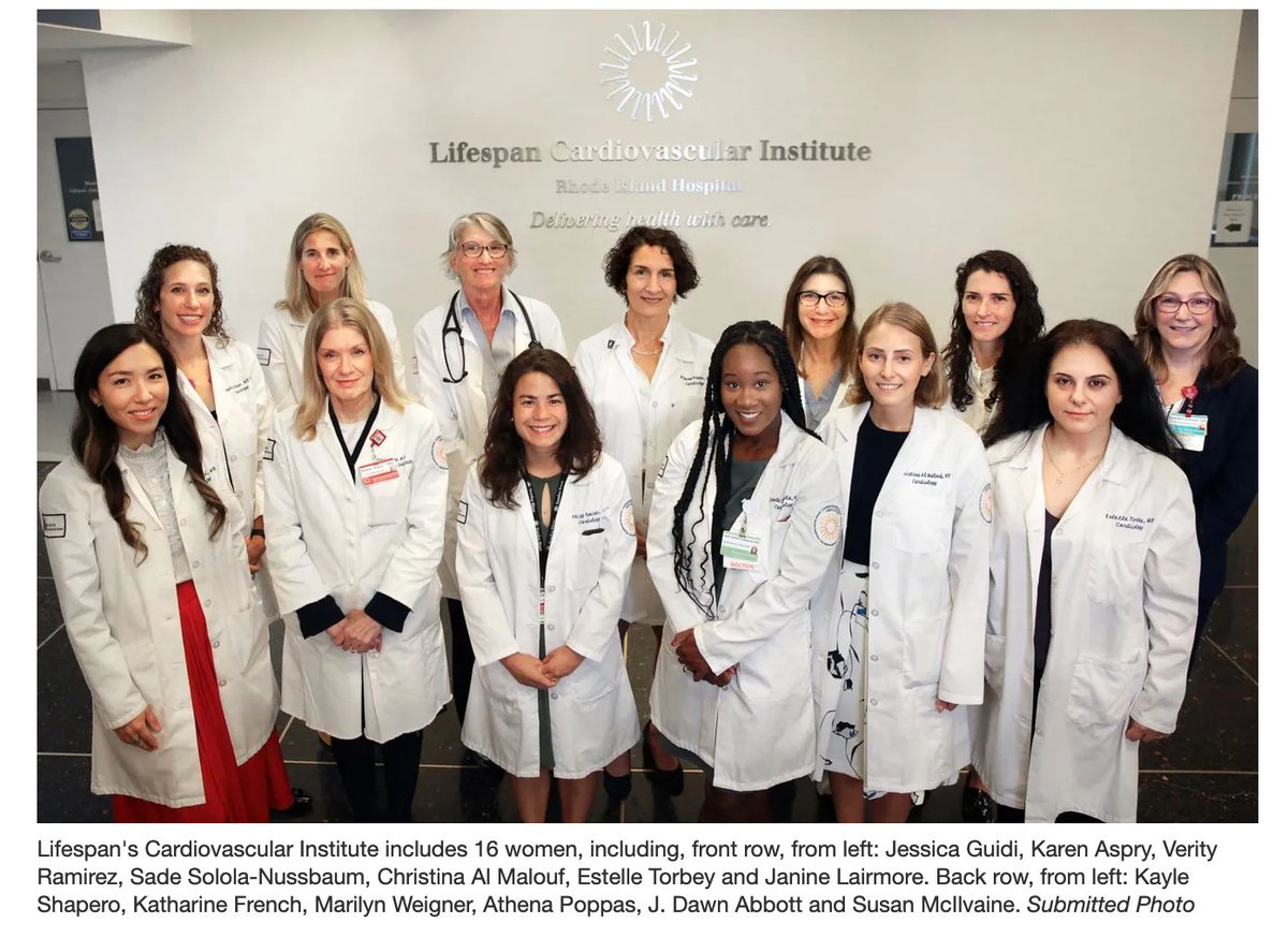 Q: Could we love this more? A: No 🫀 Did you know that a cardiologist who is a woman is more likely to save your life? Read more: @RIHospital @athenapoppas @JDawnAbbott1 providencejournal.com/story/news/col…