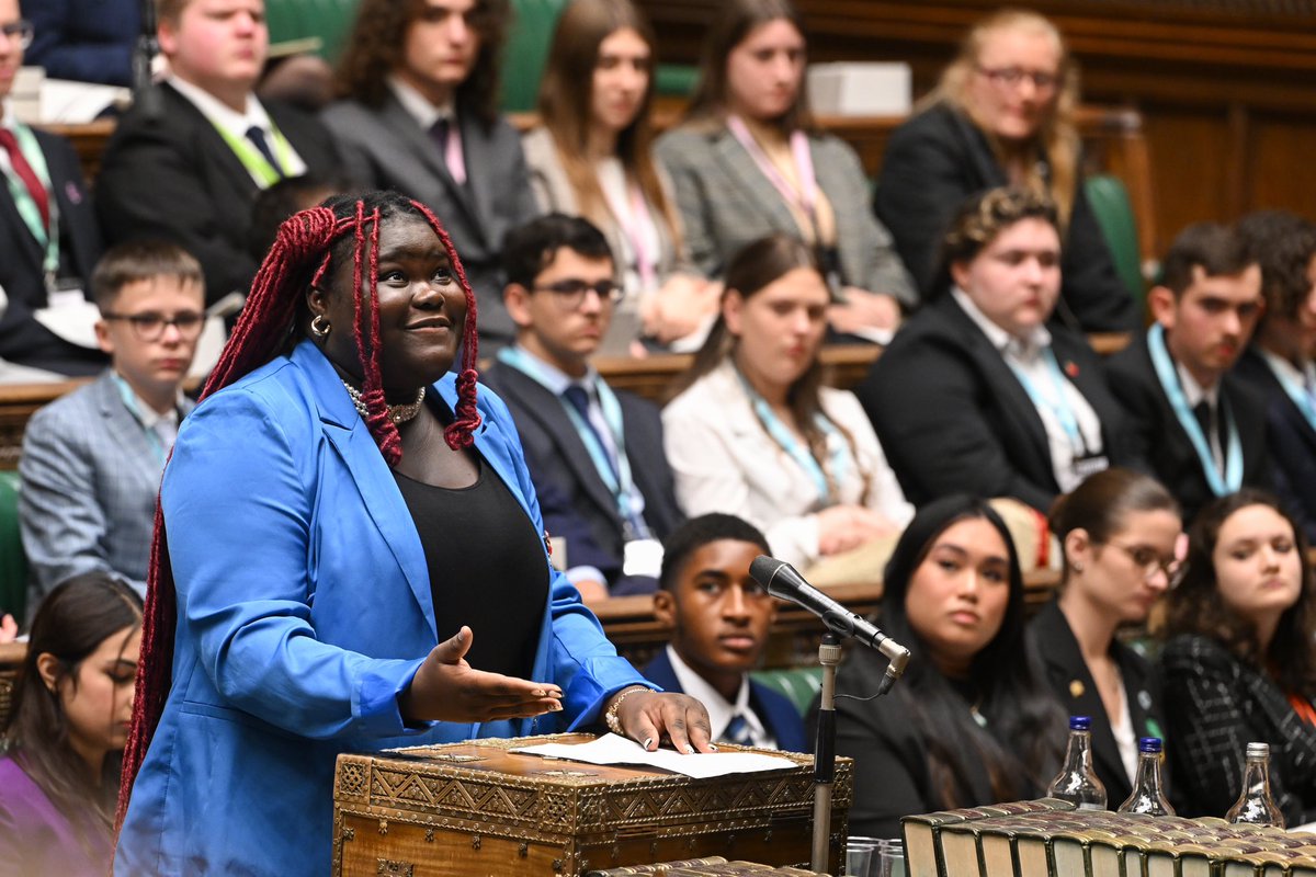 PARLYapp's tweet photo. Some images of today’s sitting of the U.K. Youth Parliament. 

📸 ©UK Parliament/Jessica Taylor https://t.co/bVPlX0jKwo