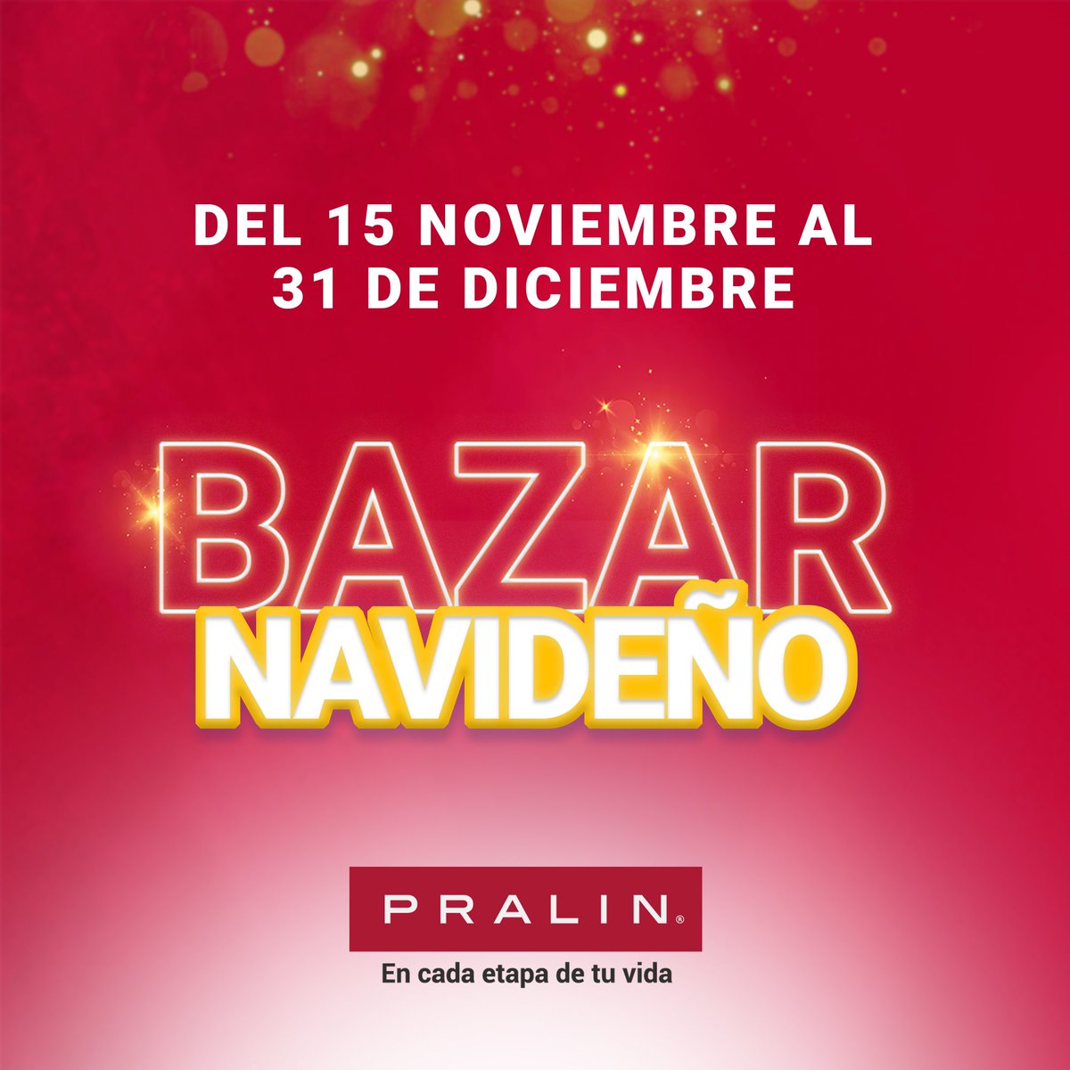 PRALINgt's tweet photo. ¡Llegó el BAZAR NAVIDEÑO!🌟🎁 Celebra la magia de la navidad con descuentos irresistibles para toda la familia. Encuentra los regalos perfectos y disfruta de las ofertas de temporada. ¡Visítanos! 🎄☃️

Aplica para todas nuestras tiendas y https://t.co/kYDC0kJ3z3 😉 https://t.co/8GIfbZtG5d