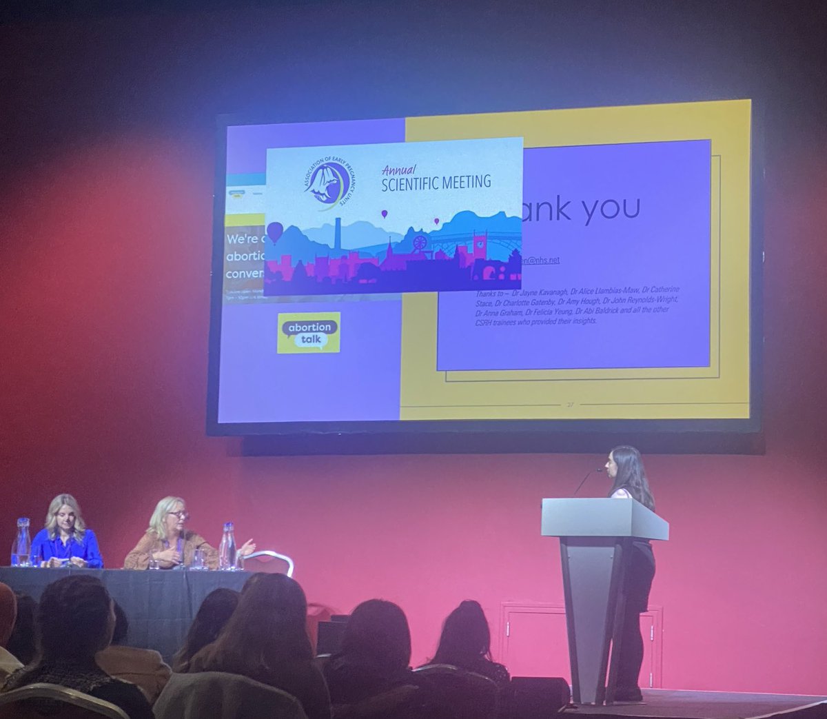 Pollyanna Cohen tackles the need for discussions around contraception in an early pregnancy setting #AEPU2023