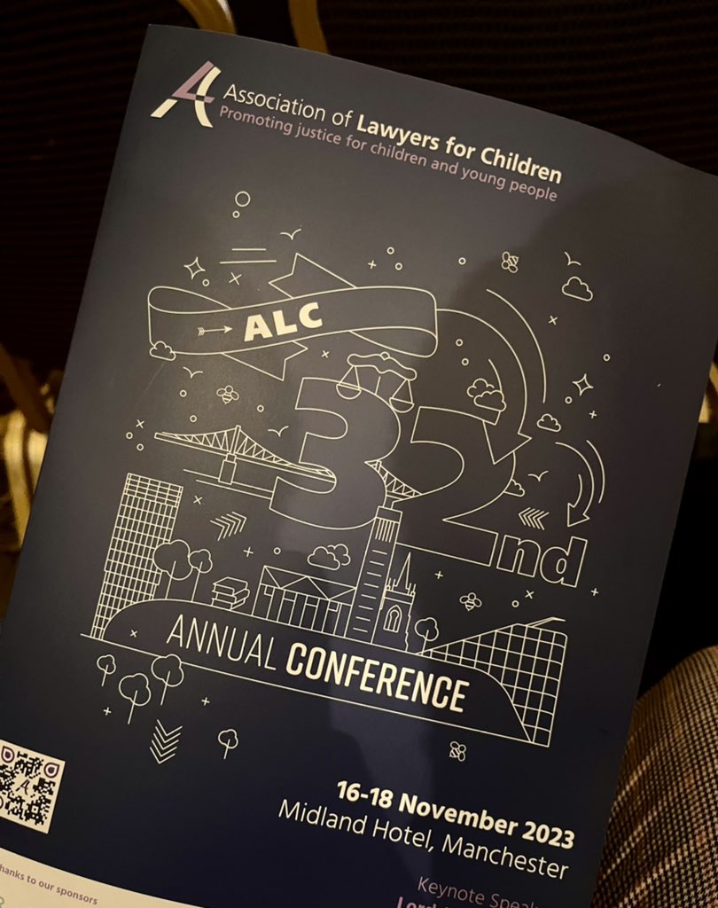Excellent day at #alccon23 with a particularly thought-provoking session on post-adoption birth family contact, &amp; a wonderfully frank talk by Judith AM Denton about the Black care experience. 

Is the family justice system doing enough?

Already looking forward to the 2024 event!