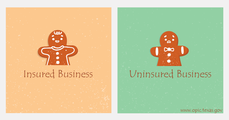 TXOPIC's tweet photo. If your business is making red mittens, gingerbread cookies, or even cornbread stuffing, you need insurance! Click to learn more about the types available to small businesses. #GingerBreadCookieDay #RedMittenDay #StuffingDay