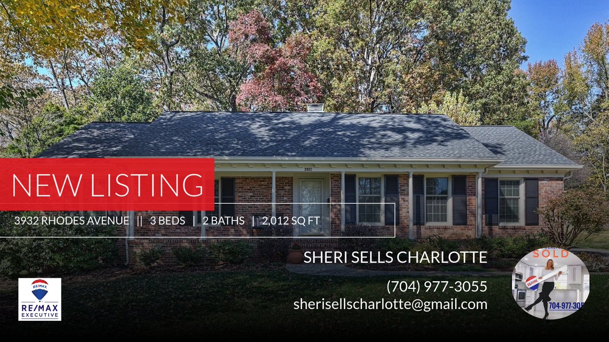 SheriRemax's tweet photo. 📍 New Listing 📍 Take a look at this fantastic new property that just hit the market located at 3932 Rhodes Avenue in Charlotte. Reach out here or at (704) 977-3055 for more information!

Listed by Liz Young

Sheri Sells Charl... https://t.co/Z9ntCYRpBA https://t.co/RKyeeKN5cY