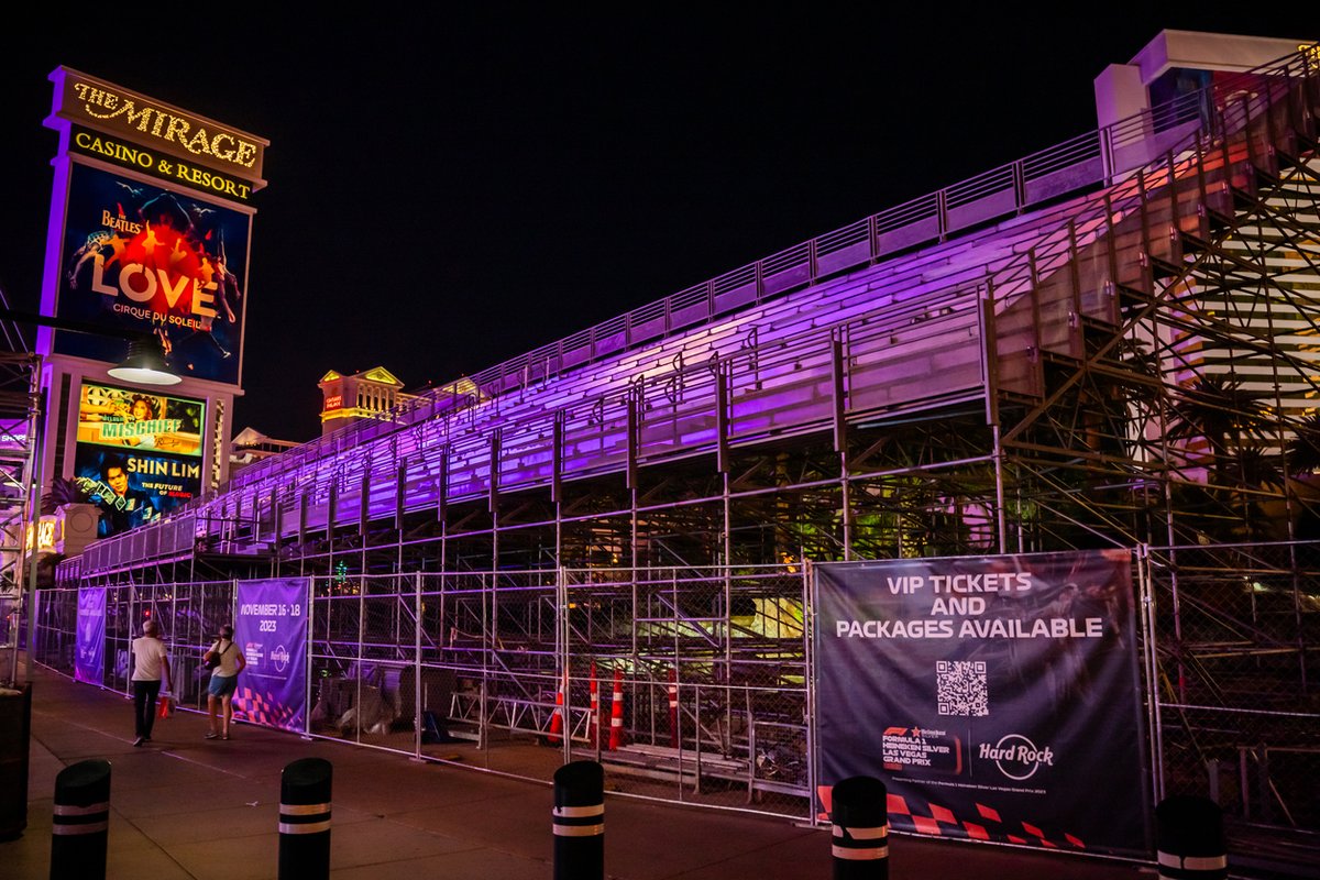 WaveworkPremium's tweet photo. Excitement is in the air as we wish Formula One, along with all agencies, partners, and vendors, the very best for a spectacular weekend in Las Vegas - we'll be witnessing history in the making!🌟🏁  🏎️💨
#FormulaOne #InauguralRace #SportsHistory #VIPHospitality #Wavework https://t.co/4CE5lqmV14