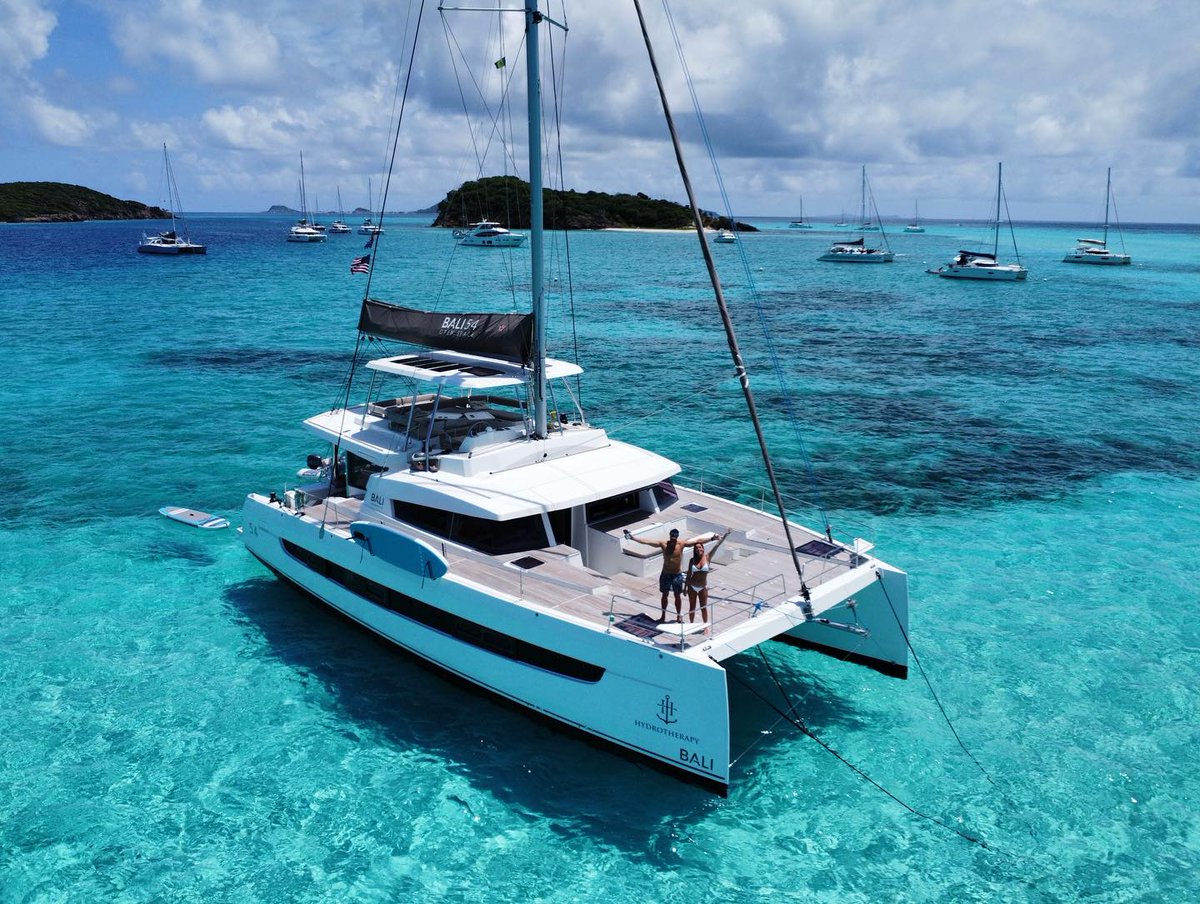 Are you dreaming of a perfect escape? Look no further! Set sail aboard the luxurious crewed catamaran, Hydrotherapy, and embark on a magical yacht charter vacation in the mesmerizing British Virgin Islands. 🌴🌞

#BVIAdventure #LuxuryCharter #SailingParadise #VacationDreams #Sail